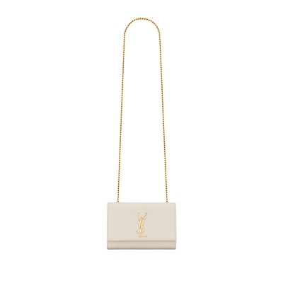 YSL KATE SMALL IN GRAIN DE POUDRE EMBOSSED LEATHER 469390BOW0J9207 (20*12.5*5cm)